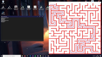 Creating and solving mazes (C# programm | Recursive backtracking | A Star)