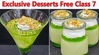 Exclusive Desserts Free Class 7 | Manisha Bharani Kitchen