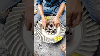Tata Ex 45X7 Differential Bebal Gear Assembling.... #machinist #mr_mrc_47 #viral #shorts #reel