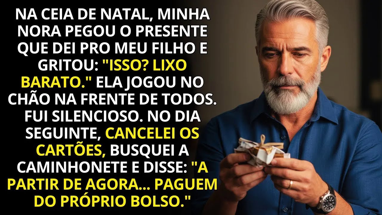 Minha nora jogou fora o presente que dei e chamou de ”lixo barato”… no outro dia, implorou perdão.