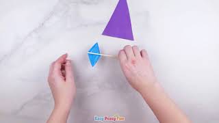 Sponge Sailboat Craft - Simple Summer Crafts for Kids screenshot 4