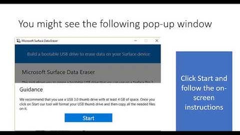 Troubleshoot Surface with the Surface Data Eraser Tool - Remove all Data from your Surface