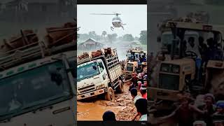 Rural Transport Chaos In Monsoon Ultra-Realistic 16K Cinematic Footage