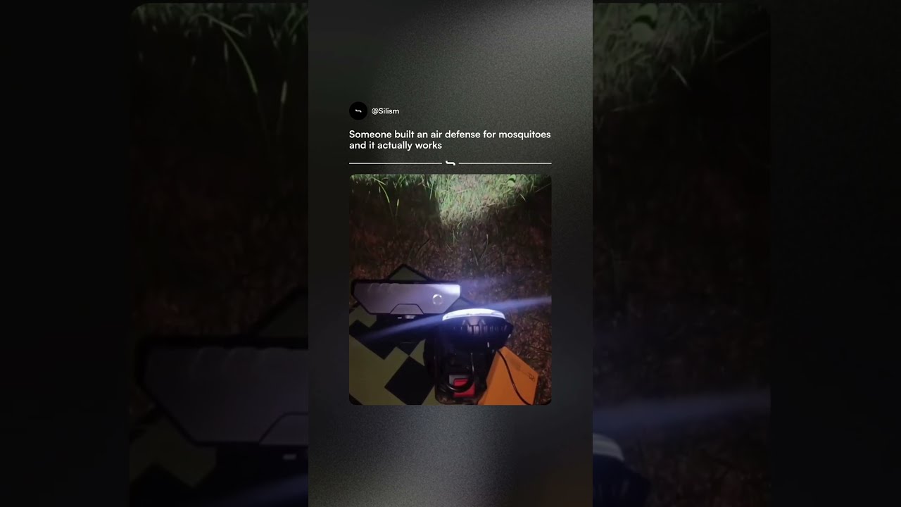 AI Laser That Zaps Mosquitoes 🦟 #shorts #AI
