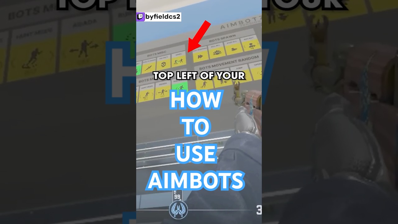 This aim practice trick is INSANE to learn real enemy movements #cs2 #cs2moments #cs2pro #faceit