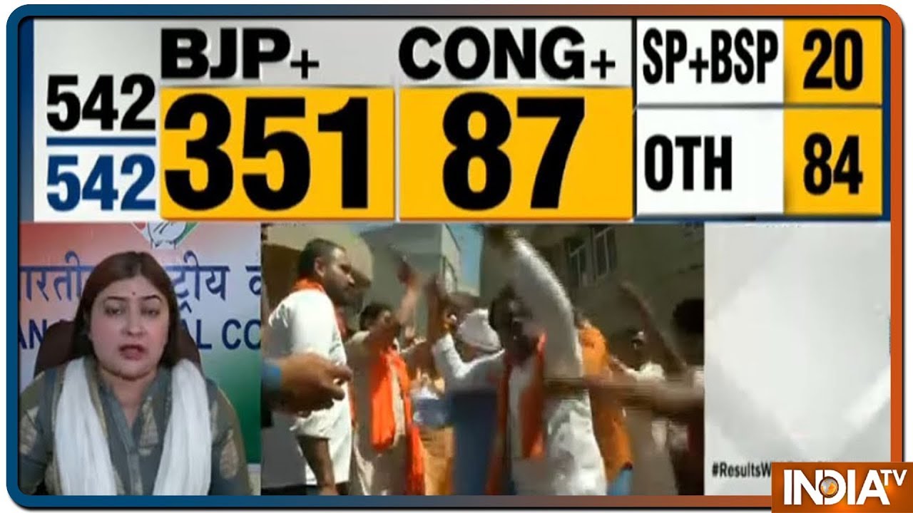 Lok Sabha Election Results 2019 LIVE  Celebrating PM Modis Lead