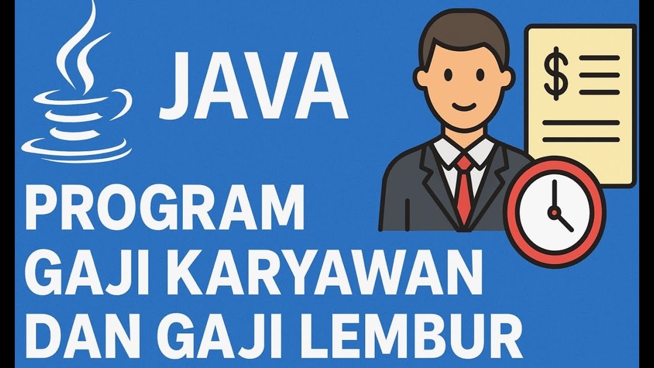 Tugas 2 Algoritma dan Pemrograman - Program Java untuk menghitung gaji ...