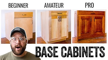 3 LEVELS of Cabinets -DIY to PRO Build