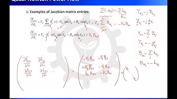 Power Flow - Quasi Newton Technique - Formulation and Example