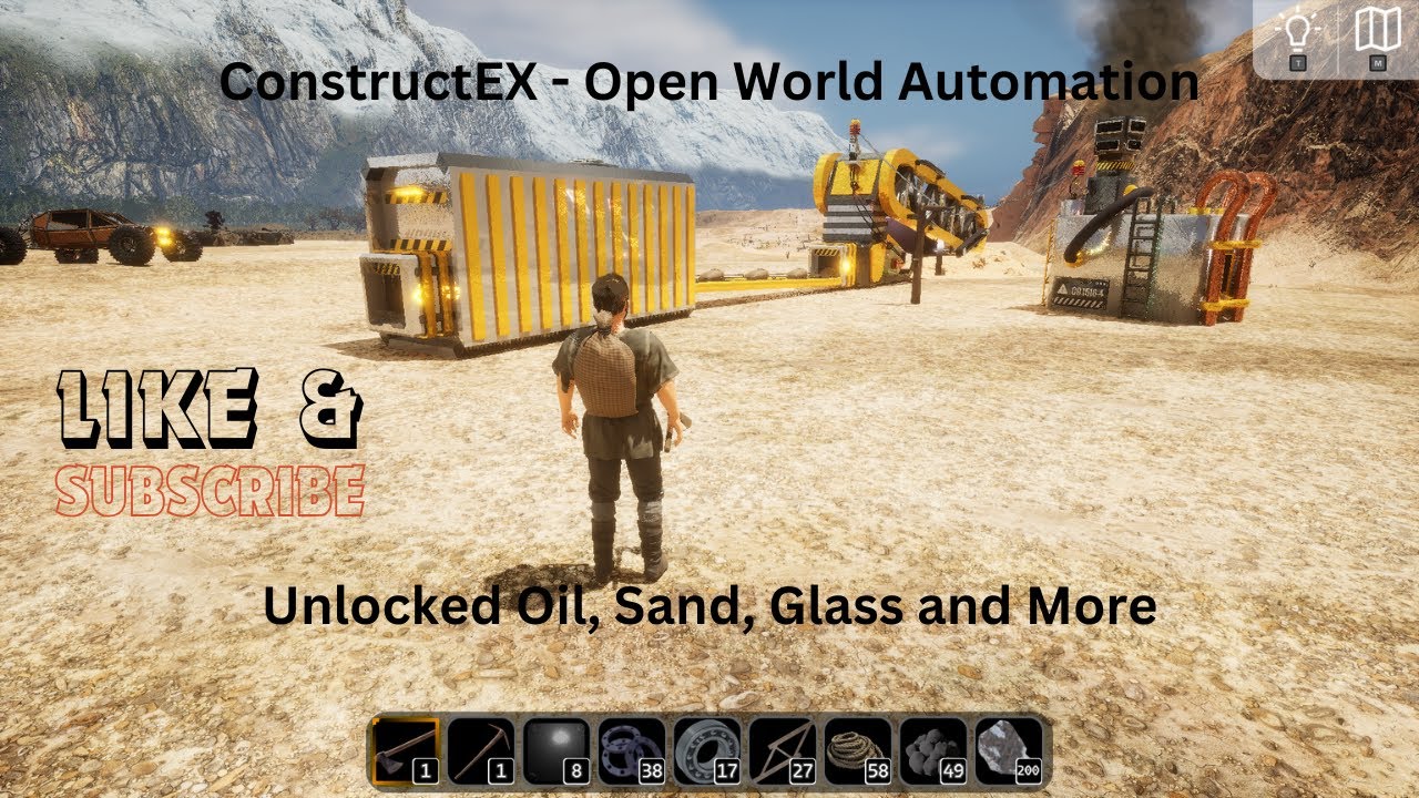 ConstructEX - Unlocked Oil and Sand, Glass, Cement and so much more ...