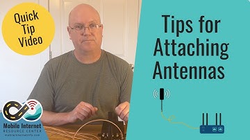 Quick Tips for Attaching External Antennas to Your Mobile Internet Cellular Router