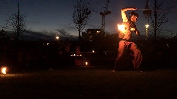 Quantuum Fire - Puppyhammer (crow style meteor hammer) performance