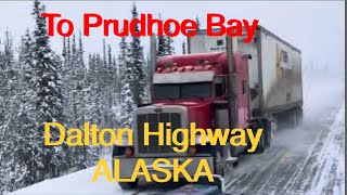 Truckers And Haulers In The Icyroad of Dalton Highway ALASKA