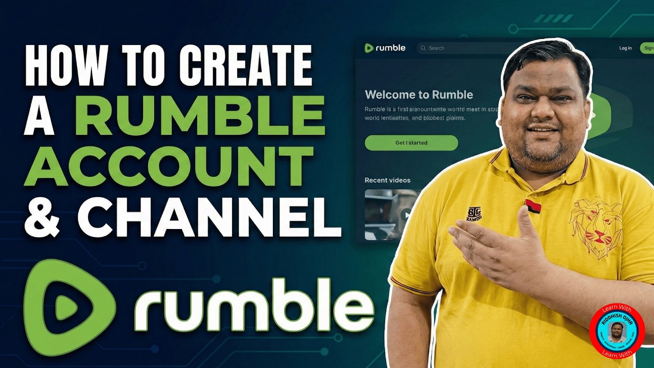 Rumble Sign In How to Make a Rumble Account & Channel in 2025 — Complete Guide - YouTube