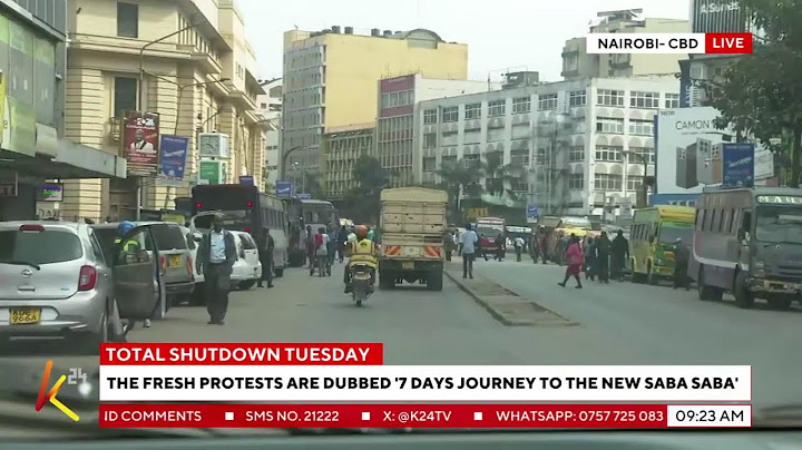 K24 TV LIVE| TOTAL SHUTDOWN TUESDAY