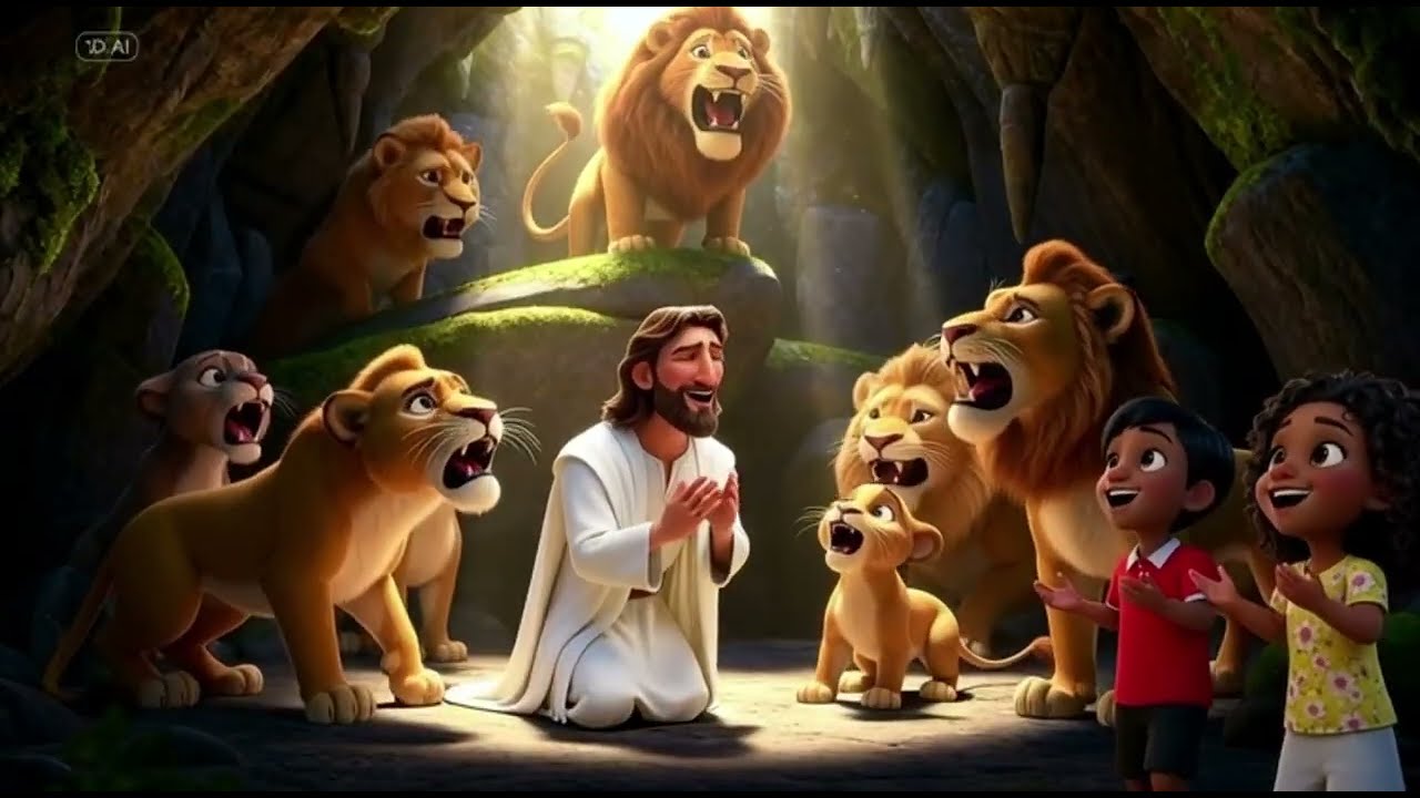 DANIEL NA COVA DOS LEÕES I Musica infantil cristã gospel I Historias Biblica