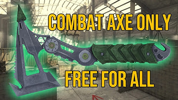 COMBAT AXE ONLY FREE FOR ALL! | CODM GAMEPLAY
