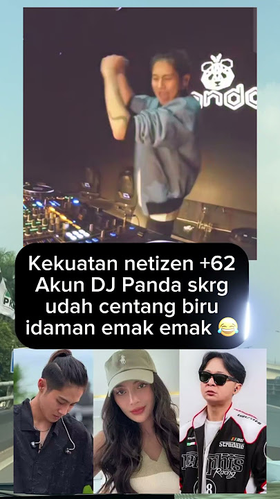 DJ Panda udah centang biru 😅 #djpanda #shorts #erikacarlina #bravy