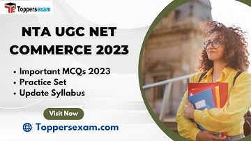 UGC NET COMMERCE Mock Test 2023, UpdateSyllabus & Pattern 2023, PDF Book, Important MCQs