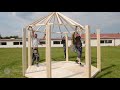 Wooden Garden Gazebo KIT Assembly | 'MARCO'