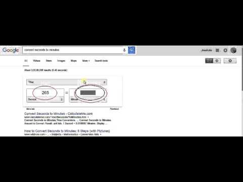 Convert Seconds into Minute