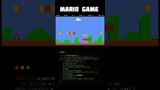 Mario Game - HTML, CSS, JS #html #css #js #coding #project