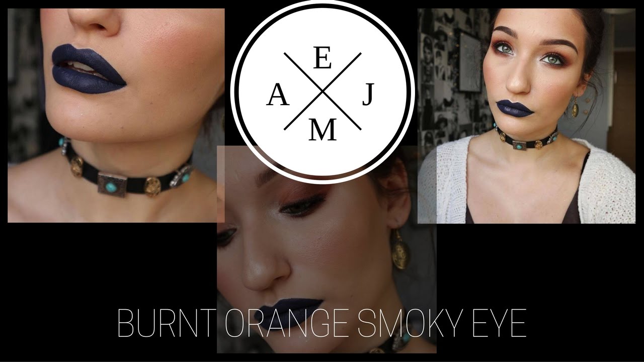 Autumnal Burnt Orange Smoky Eye - Emily Jefferies Makeup Artistry