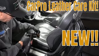 New Car Leather Seats To Old, Worn, Dried Out  Hide!! A New Skin Care Kit From CarPro!!