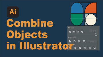 Illustrator Object Combining Tutorial | Adobe Illustrator Pathfinder, Compound Shapes
