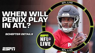 Adam Schefter: 'When will Michael Penix Jr. play?!' will be asked SOONER than later! | NFL Live