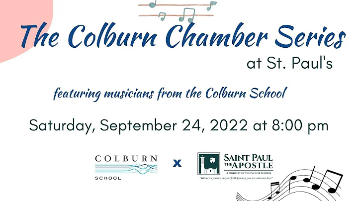 The Colburn Chamber Series - 8:00 PM (September 24...