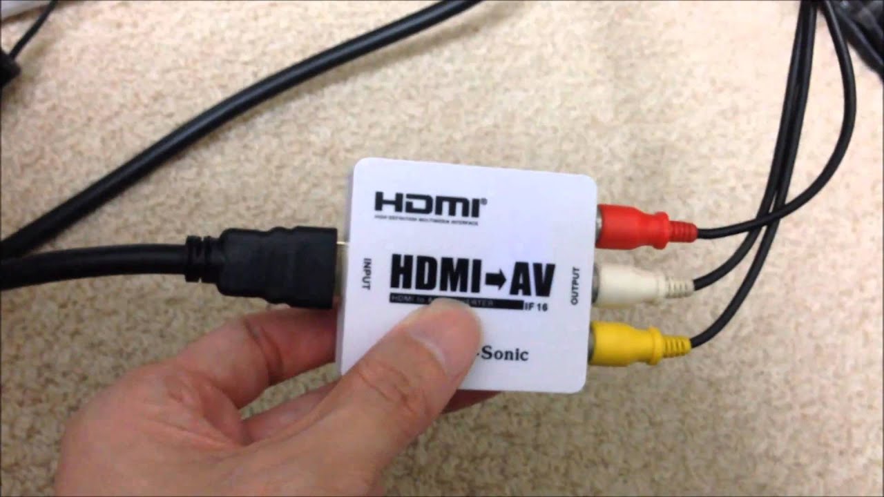 HDMI入力がないTVに使います。ビートソニック　IF16