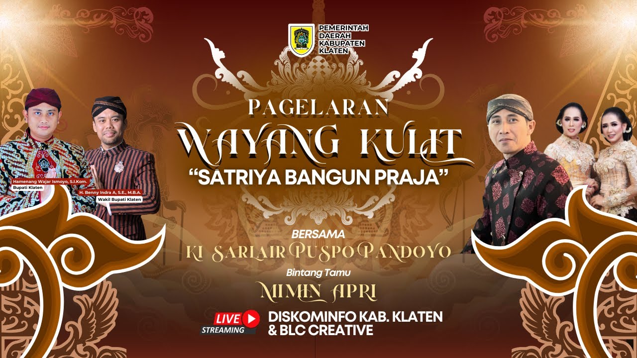 Live. Wayang Kulit Ki Sarlair Puspo Pandoyo - Satriya Bangun Praja , bt Apri Mimin