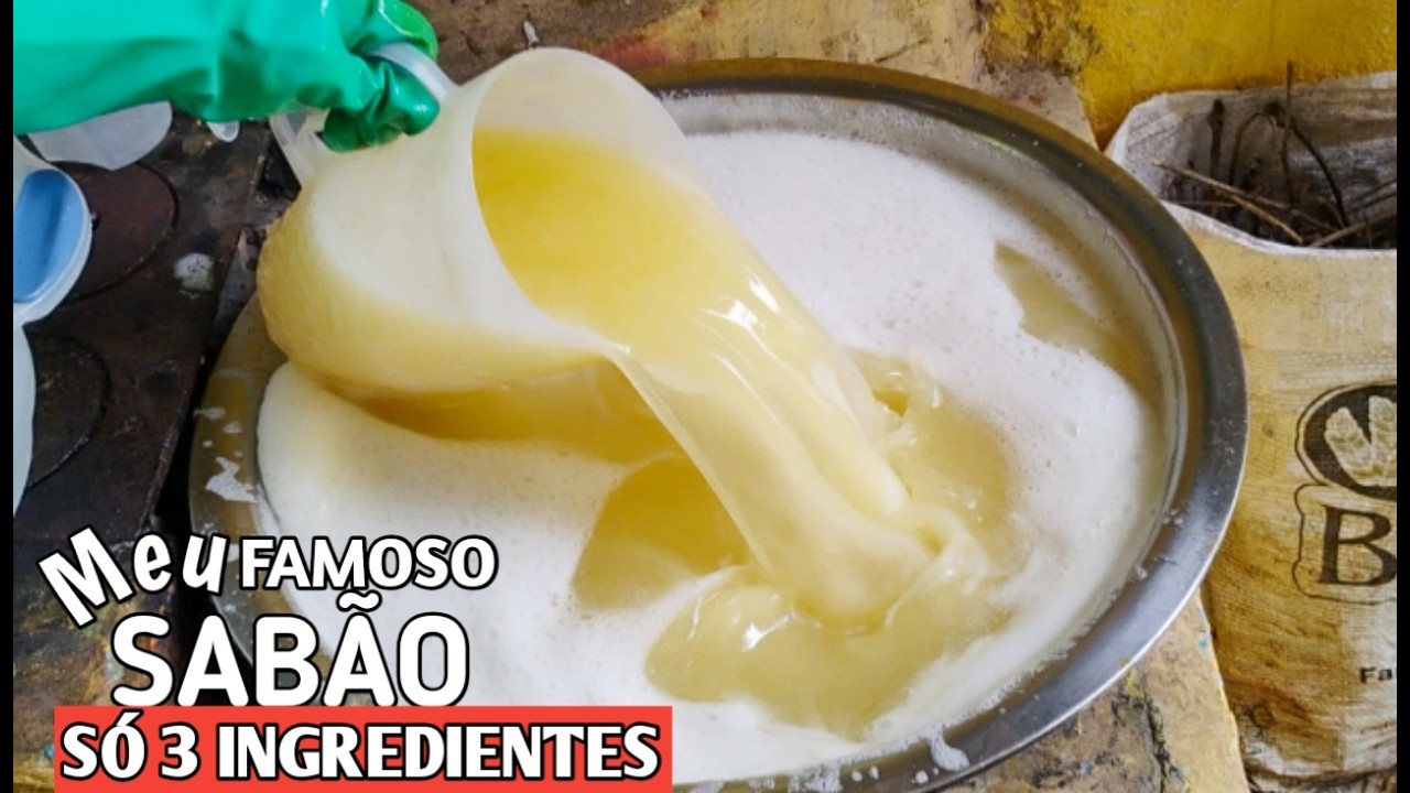 SABÃO CASEIRO Para INICIANTES PASSO A PASSO