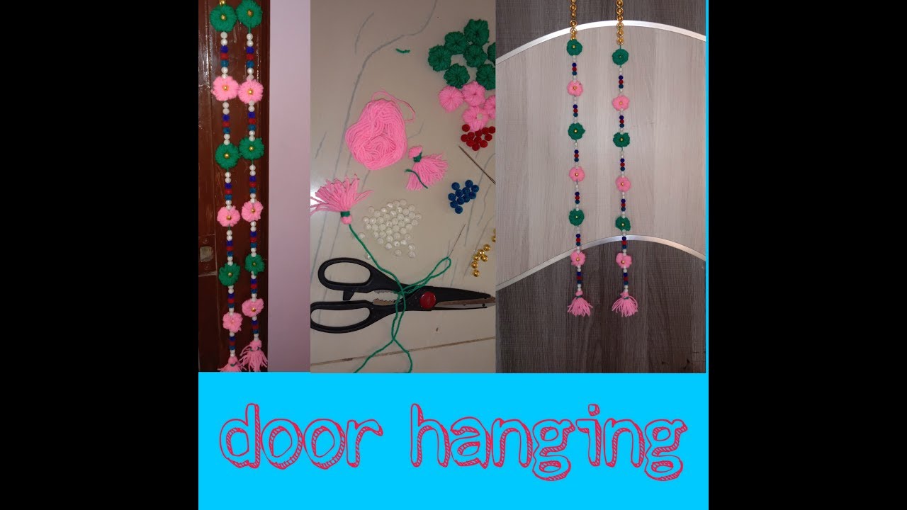 how to make door hanging 👌easy way - YouTube