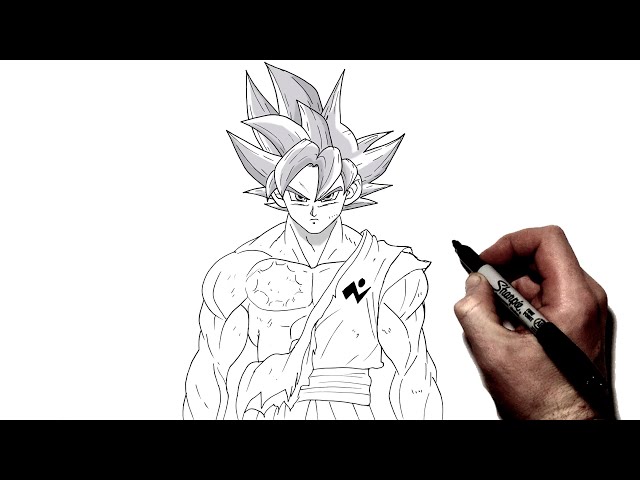 Buy Goku Sketch Online In India - Etsy India