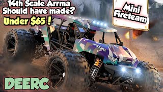 Mini Fireteam Arrma Should've Created? DEERC HS1433 14th Scale RC Buggy