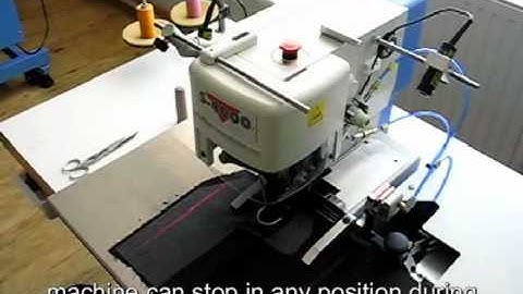 AMF Reece S-4000 ISBH Indexer - Chainstitch Imitation Sleeve Buttonhole Machine