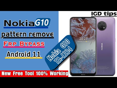 nokia g10 pattern unlock | nokia g10 TA-1334 password reset | frp bypass 2021 Latest updates