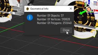 polygon reduction for VR (3D decimation)