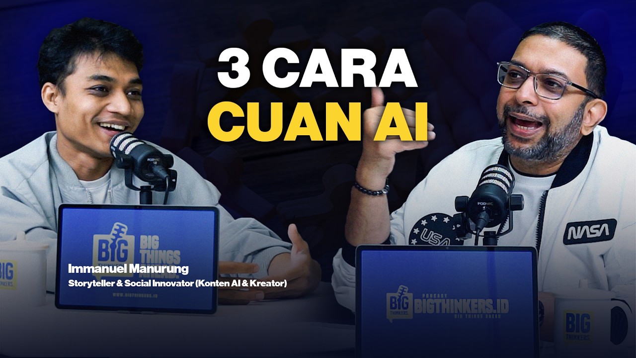 Affiliate AI, Prompt, Project: 3 Pilar Bikin 100 Juta dari AI - Immanuel Manurung #128 #BigThinkers