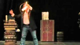 Alpha, the floating fire ball act  - Dude That's Cool Magic