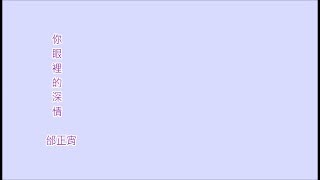 你眼裡的深情  - 邰正宵