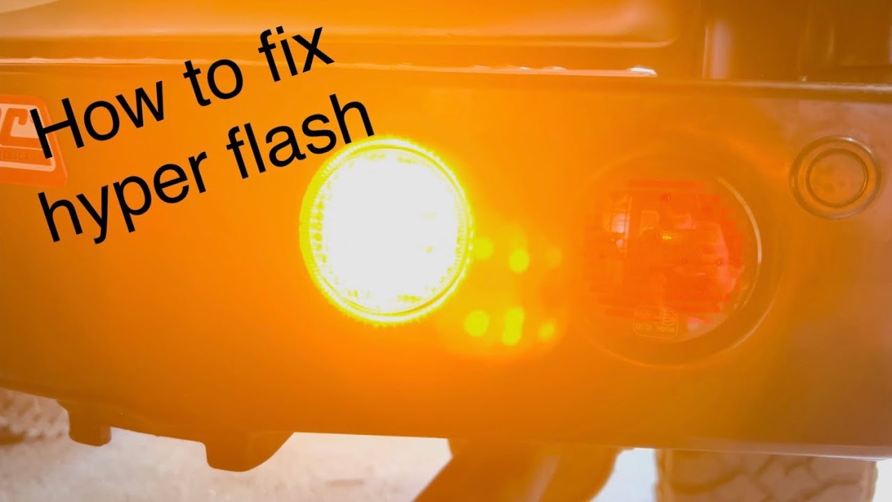 Fixing hyper flash