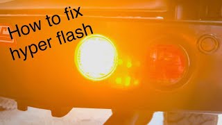 Fixing hyper flash