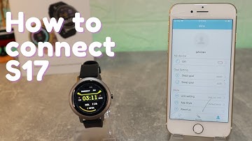 How to connect S17 to iPhone with H Band IOS App