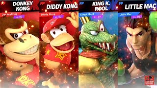 Super Smash Bros Ultimate Amiibo Fights Request DK & Diddy Kong vs K Rool & Little Mac