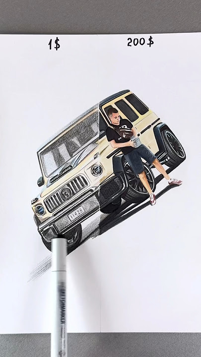 Mercedes G-Wagen | 200$ [ASMR] #рисунок #art #mercedes