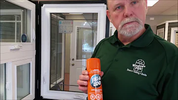 How do you clean a casement window?