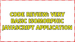 Celebrity Code Review: Very basic isomorphic JavaScript application Wealth